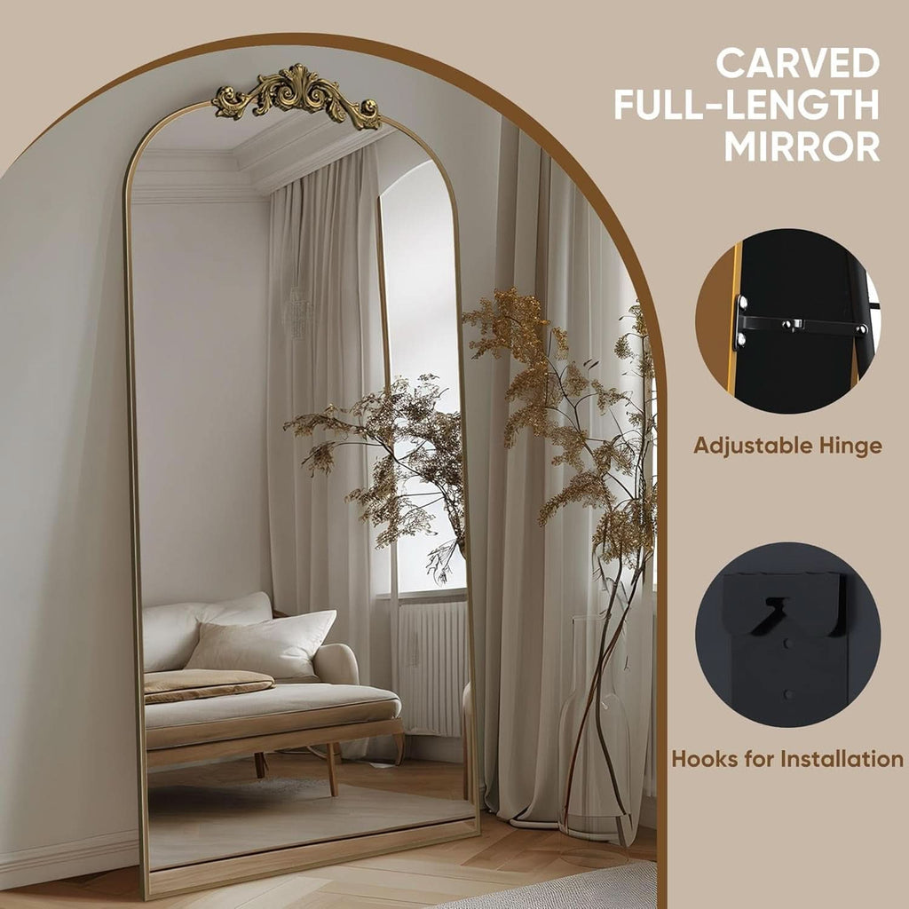 Full Length Floor Mirror 71x28 Inch Bronze For Bedroom
