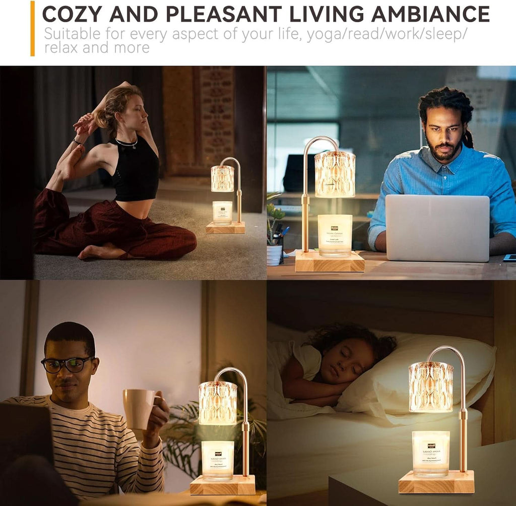 Candle Warmer Lamp Dimmable With Programmable Timer