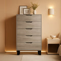 Grey Freestanding Dresser With Ample Bedroom Storage