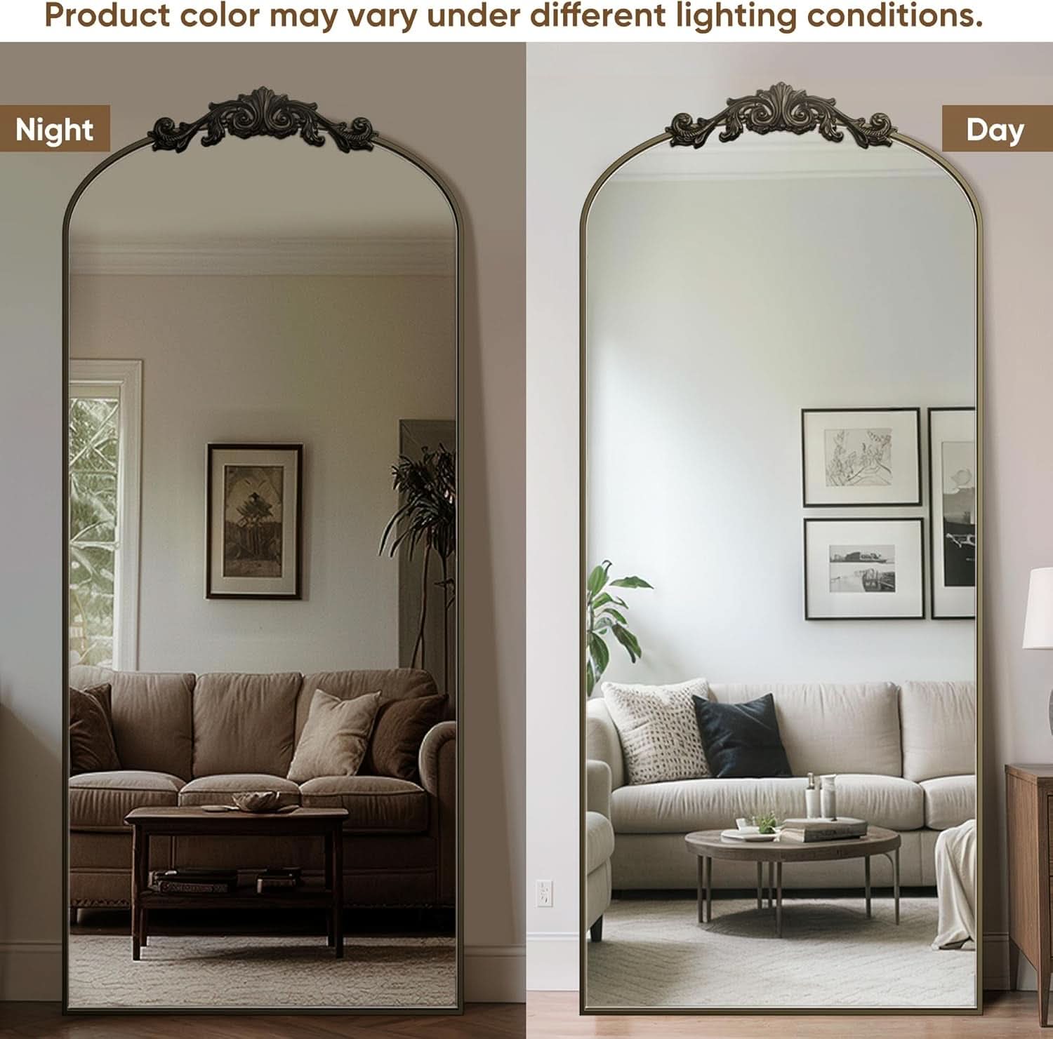 Full Length Floor Mirror 71x28 Inch Bronze For Bedroom