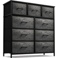 Faux Wood Dresser 9 Drawers For Bedroom Furniture Storage