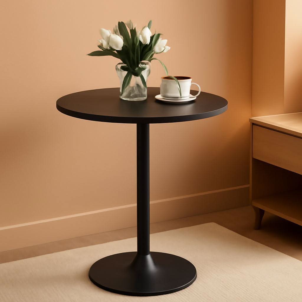 Forty Inches Round Pub Table Industrial Grade Metal Sturdy