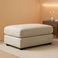 Soletren Oversized Ottoman Off White Modern Furniture