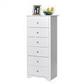 6 Drawers Chest Dresser Clothes Storage Bedroom Furniture Cabinet-Brown