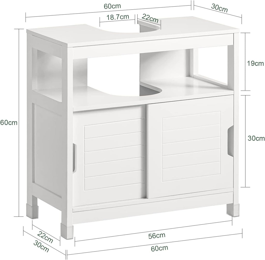 NNEDSZ Vanity Unit Bathroom Furniture, White