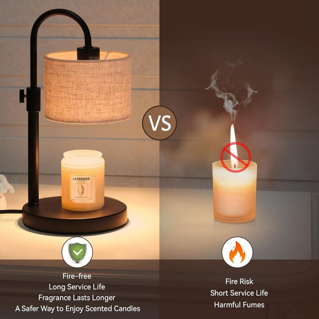 Dimmable Candle Warmer Lamp With Timer Bedroom Decor