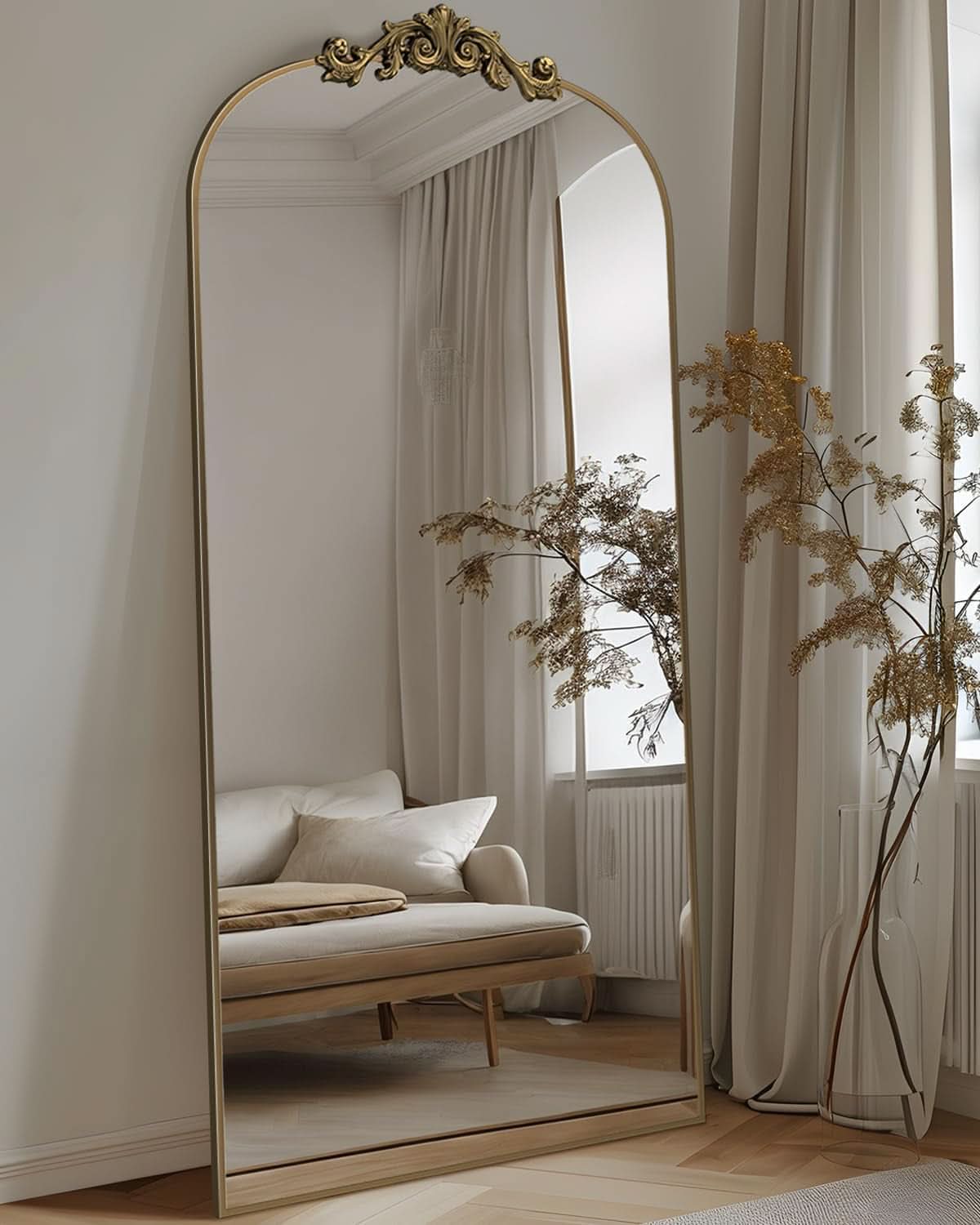Full Length Floor Mirror 71x28 Inch Bronze For Bedroom