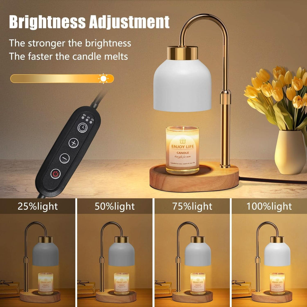 Candle Warmer Lamp With Adjustable Dimmer Brightness