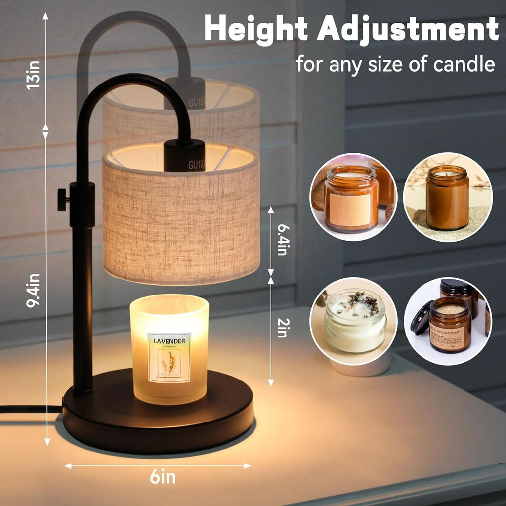 Dimmable Candle Warmer Lamp With Timer Bedroom Decor